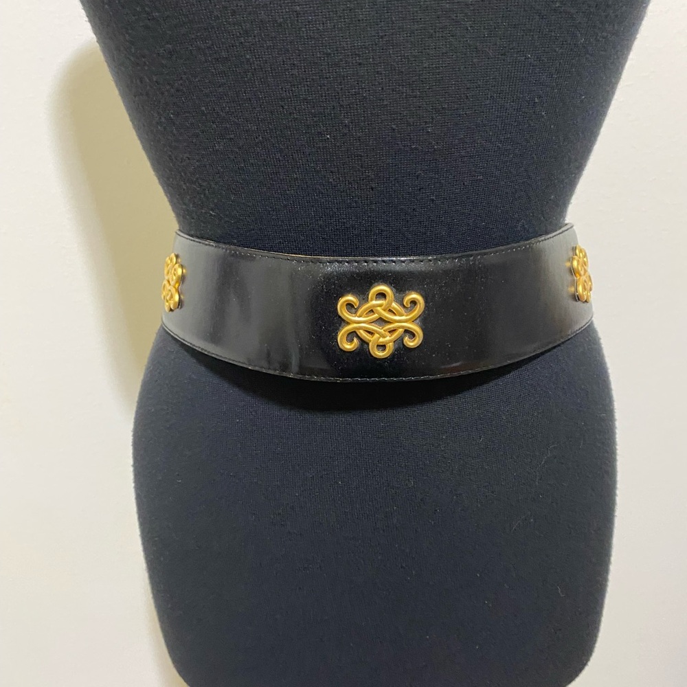 Vintage Avignon Leather Belt - Picture 3 of 10